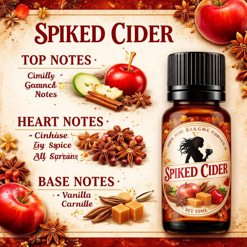 Bargz Spiked Cider Fragrance Oil (Inspired by Bath & Body Works Winter Candy Apple)