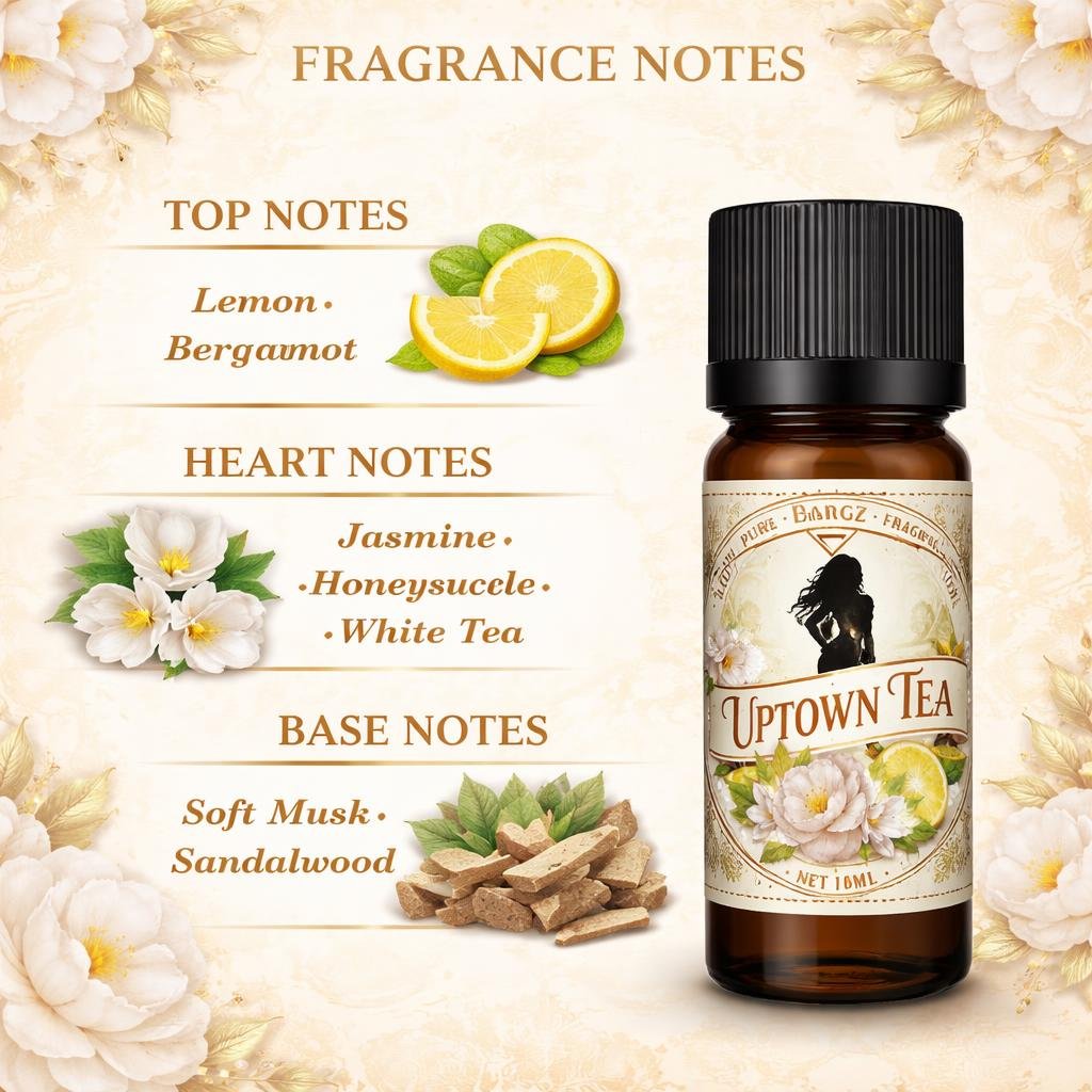 Bargz Uptown Tea Fragrance Oil (Inspired by Carolina Herrera 212 (Women's))