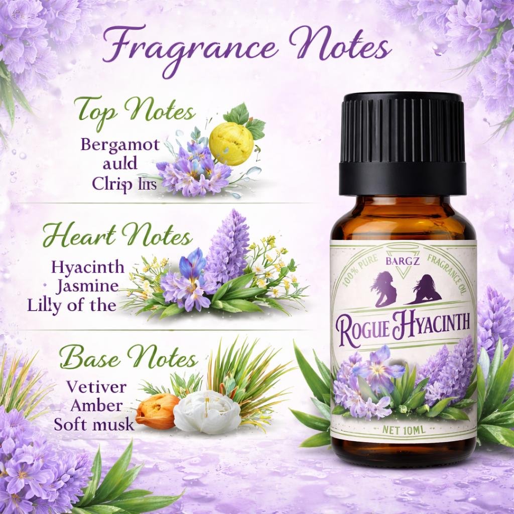 Bargz Rogue Hyacinth Fragrance Oil (Inspired by A Scent by Issey Miyake)