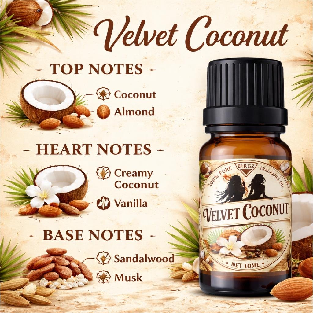 Bargz Velvet Coconut Fragrance Oil