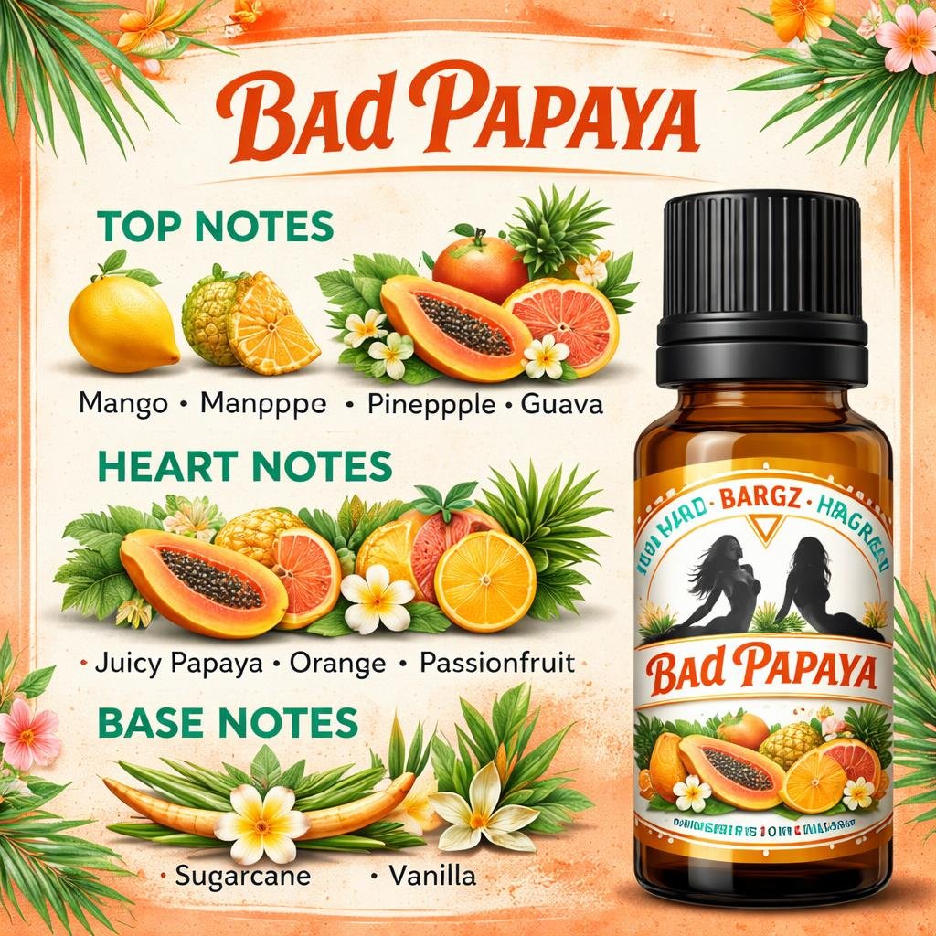 Bargz Bad Papaya Fragrance Oil