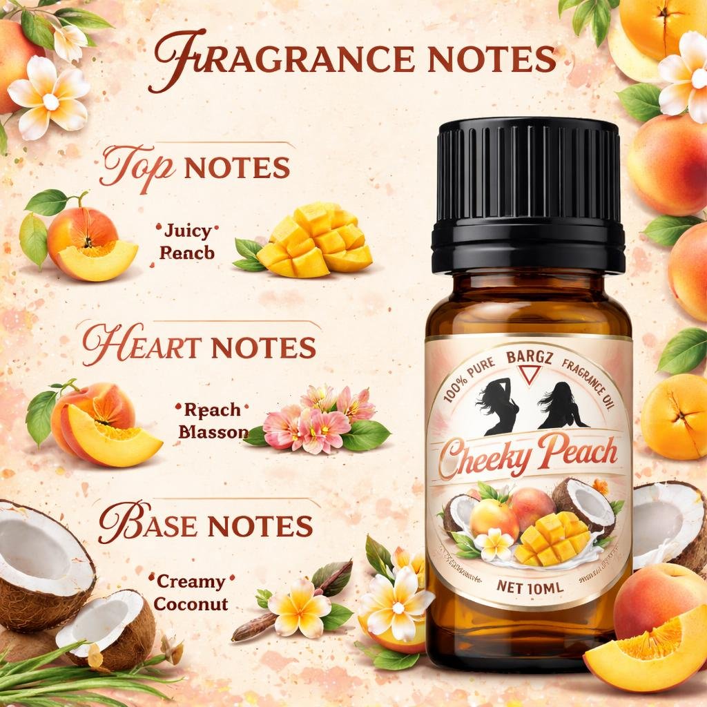 Bargz Cheeky Peach Fragrance Oil