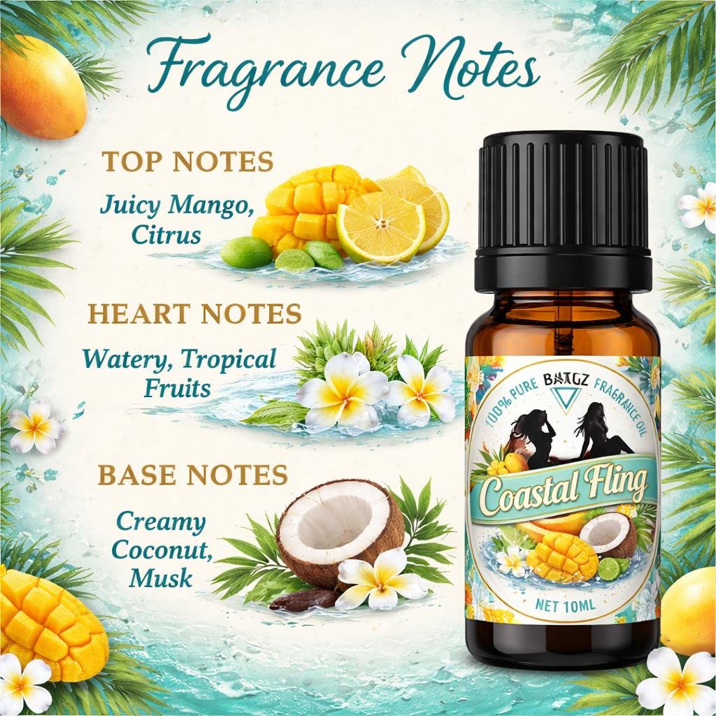 Bargz Coastal Fling Fragrance Oil