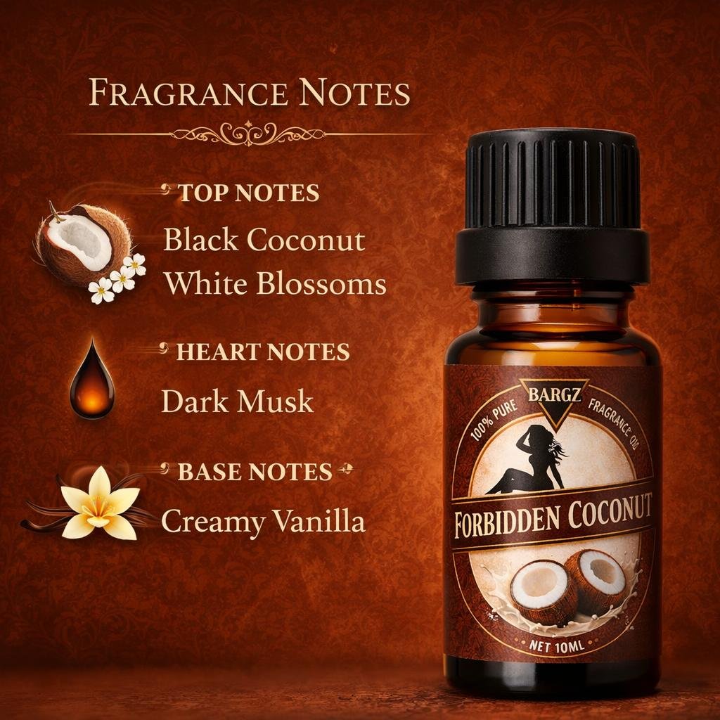 Bargz Forbidden Coconut Fragrance Oil