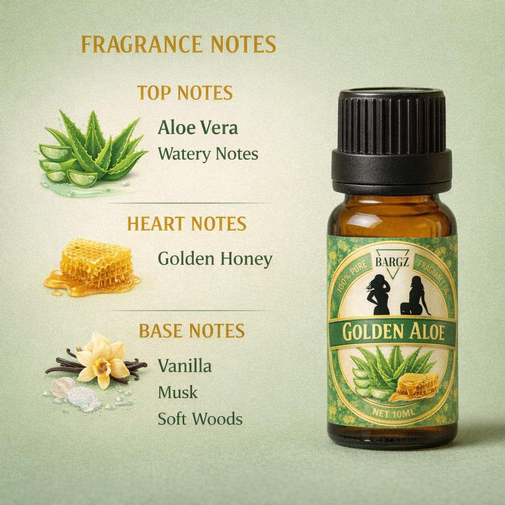 Bargz Golden Aloe Fragrance Oil
