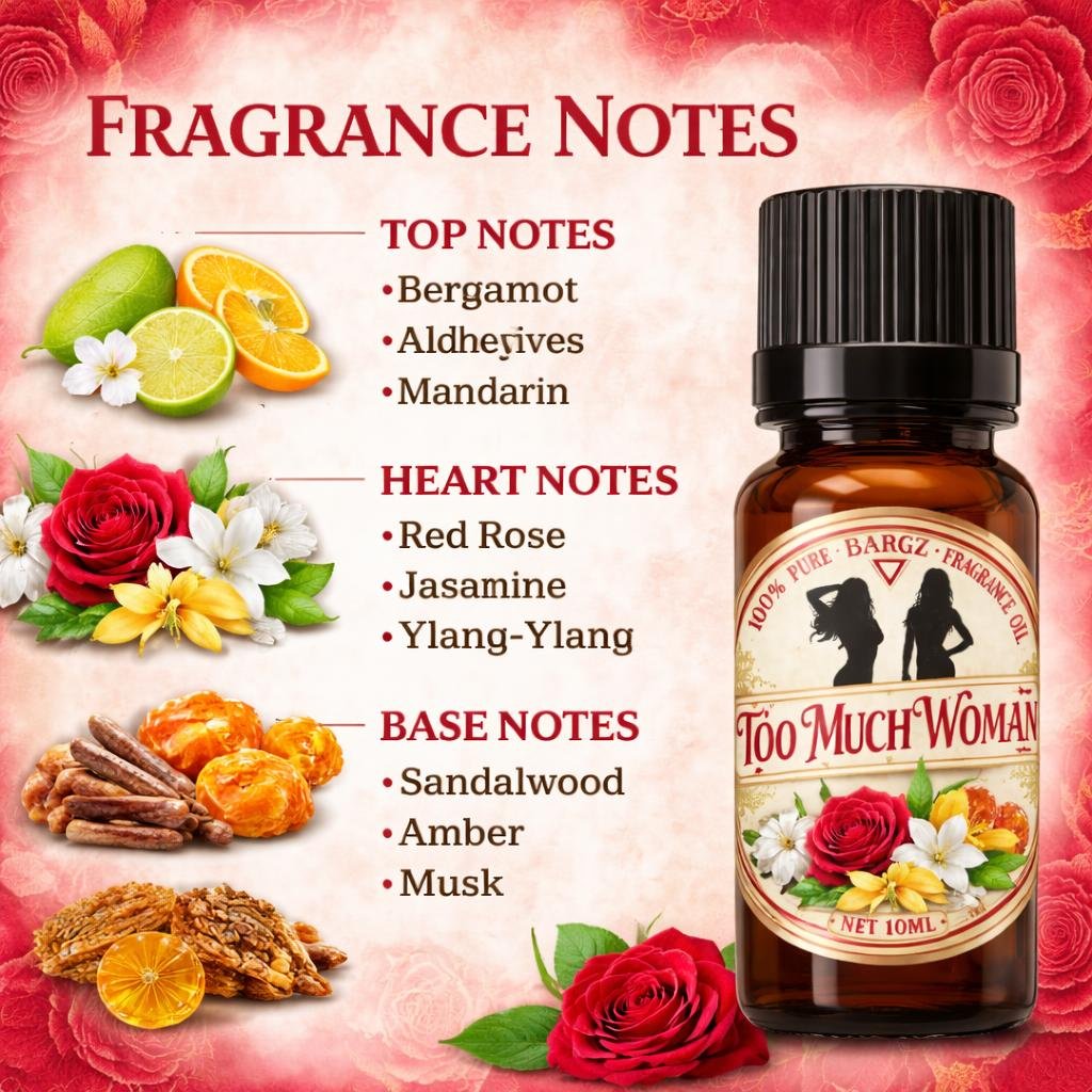 Bargz Too Much Woman Fragrance Oil (Inspired by Avon Passion by Avon)