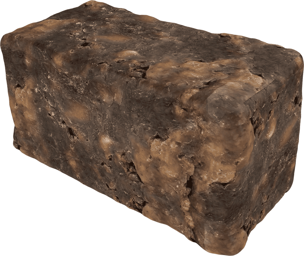 Raw Black Soap - 100% Pure - Best for Treating Rosacea, Rashes, Dryness and other skin conditions - 1 LB BargzOils 