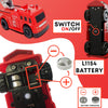 Nylea Magic Vehicles Inductive Truck [Follows Black Line] Magic Toy Car for Kids & Children - Best Toddler Toys Mini Magic Pen Inductive Fangle Kids Car Follow [Red Truck]