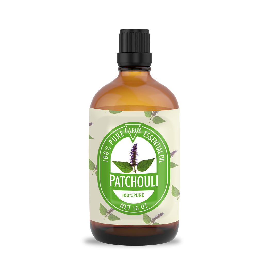 Bargz Patchouli Essential Oil, 100% Pure Therapeutic Grade for Aromatherapy Diffuser, Stress Relief, Relaxation & Sleep, Headache