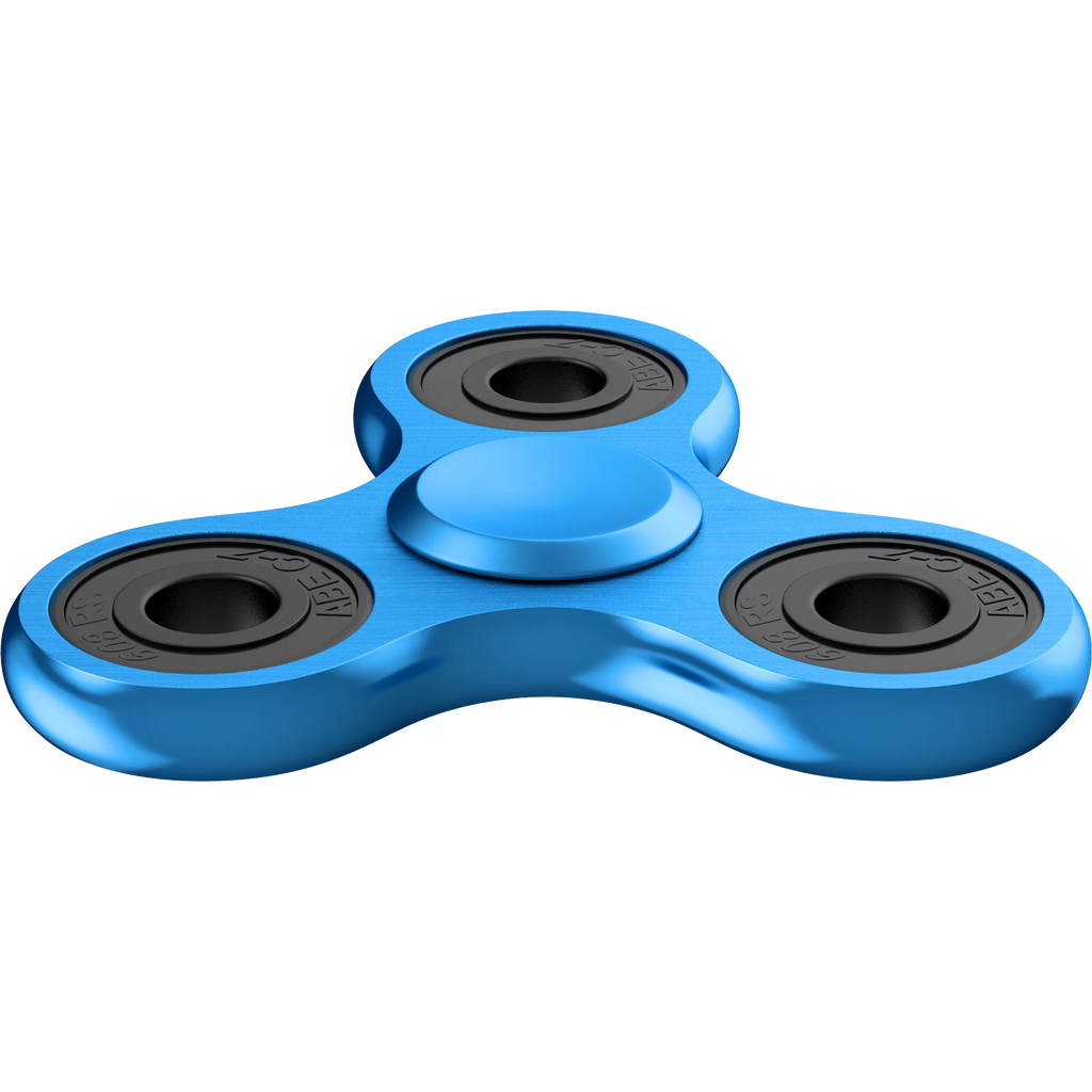Alloy Blue 360 Spinner Focus Fidget Toy Tri-Spinner Focus Toy for Kids & Adults