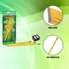 Ticonderoga Pencils #2 Yellow Tri-Write 8 Ct. Free Sharpener 1 Pack