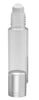 8 Pack - Essential Oil Roller Bottles [Plastic Roller] 10ml Refillable Glass - Clear Oil BargzOils 