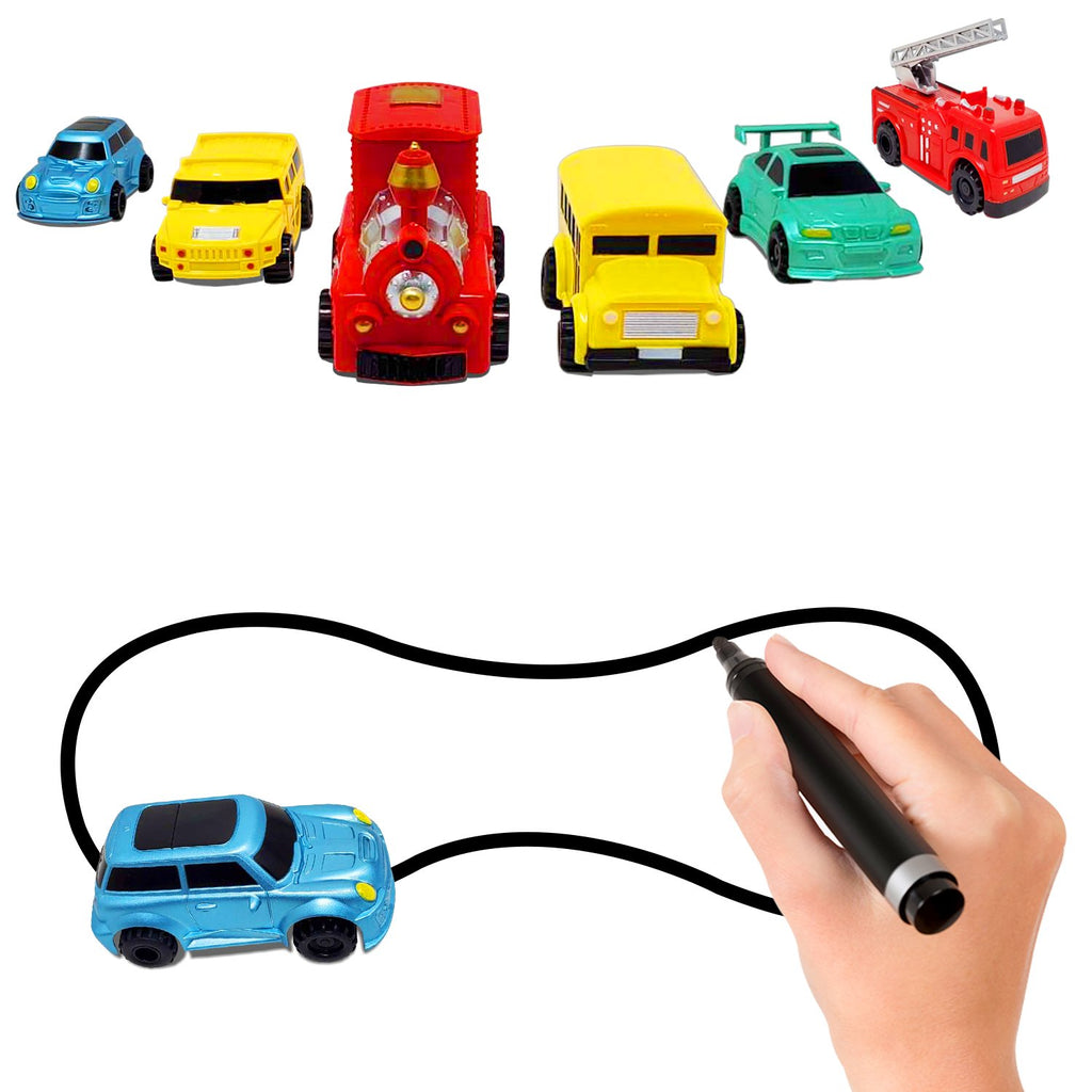 Nylea Magic Truck Toy Car - Best Mini Magic Pen Inductive Fangle - Blue