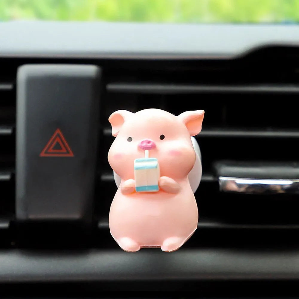 Cute Pig Car Air Freshener Perfume Clip