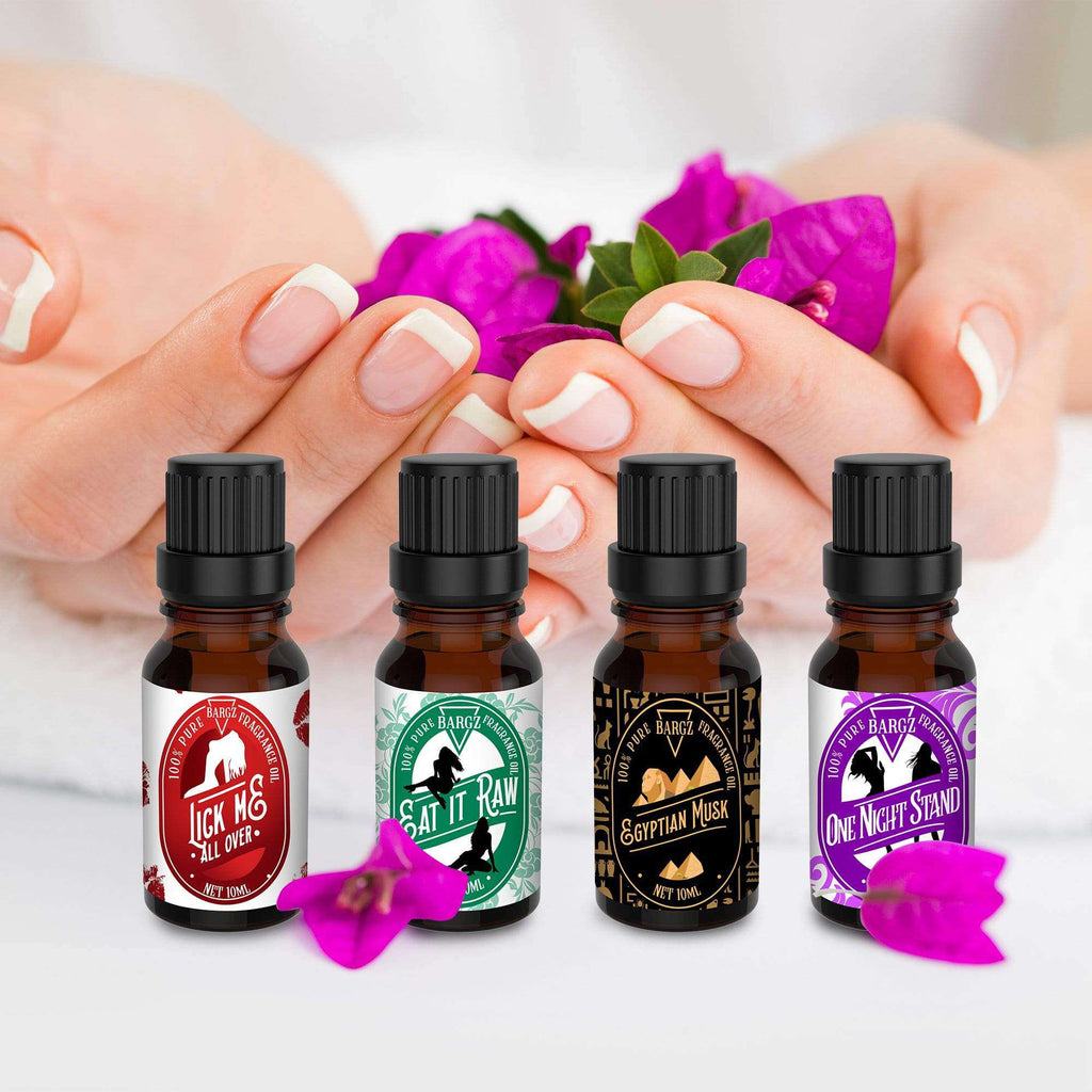 Fragrance Oil Sample Pack [Lick Me All Over | Eat it Raw | One Night Stand | Egyptian Musk]