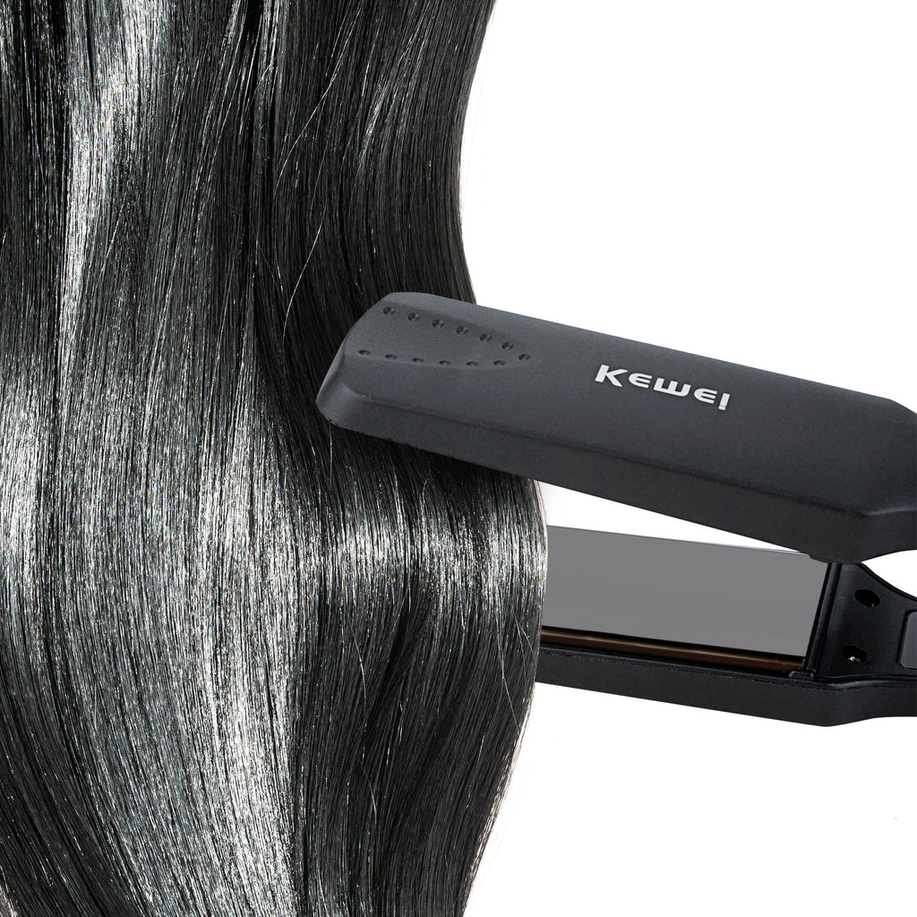 KM - 329 Professional Hair Straightener Tourmaline Ceramic Heating Styling Tool