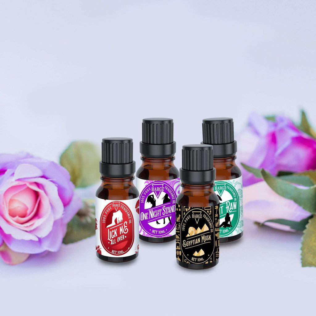Fragrance Oil Sample Pack [Lick Me All Over | Eat it Raw | One Night Stand | Egyptian Musk]