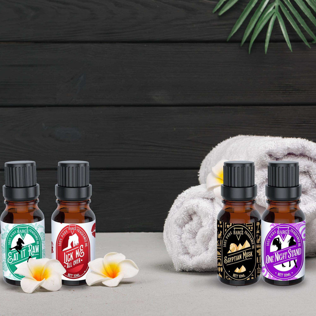 Fragrance Oil Sample Pack [Lick Me All Over | Eat it Raw | Egyptian Musk | All Night Long]