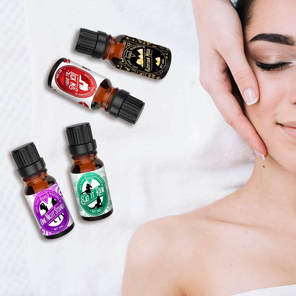 Fragrance Oil Sample Pack [Lick Me All Over | Eat it Raw | One Night Stand | Egyptian Musk]