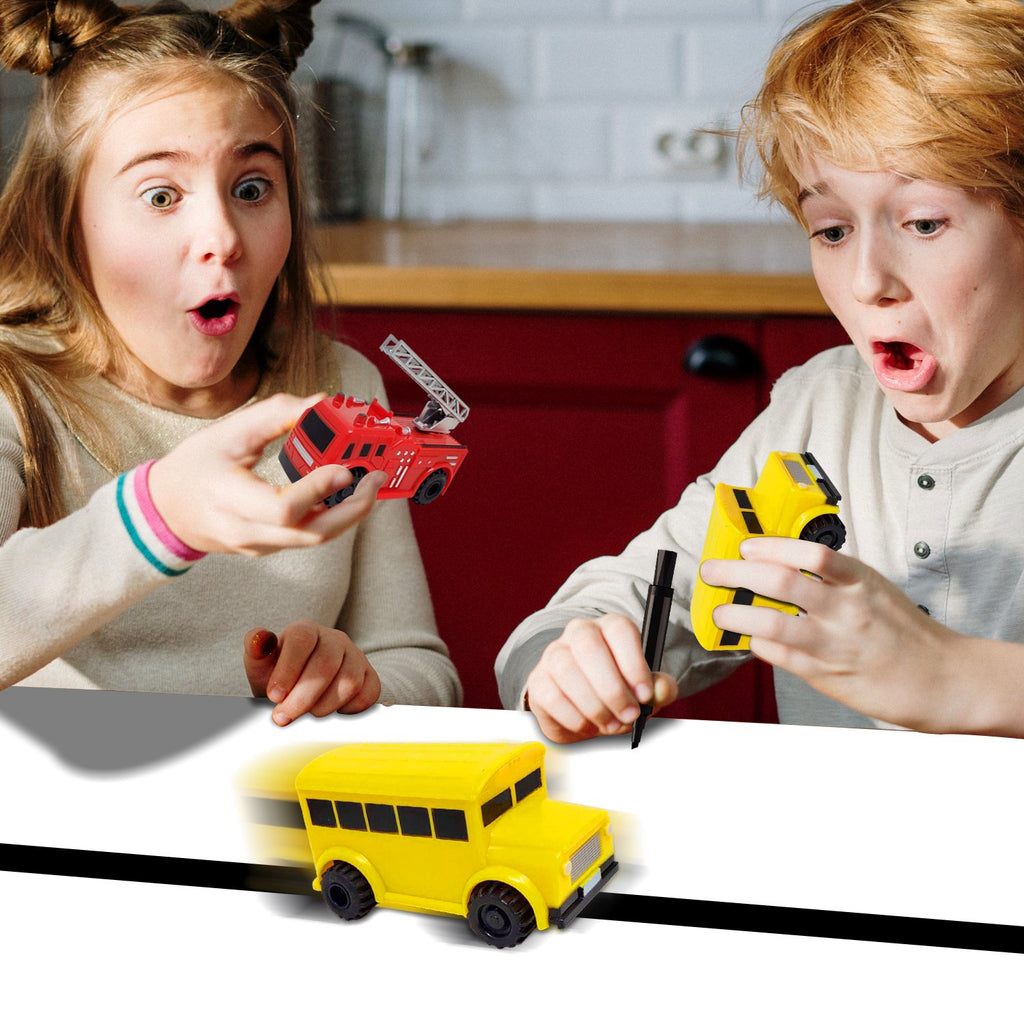 Nylea Magic Truck Toy Car - Best Mini Magic Pen Inductive Fangle - Yellow Car