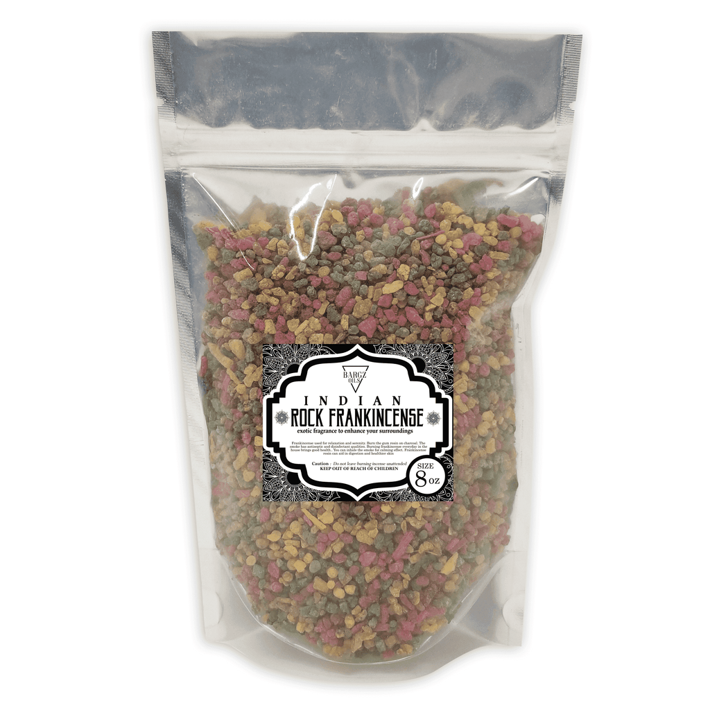 Indian Frankincense Resin High Quality Organic Aromatic Resin Tears Rock Incense BargzOils 8 OZ 