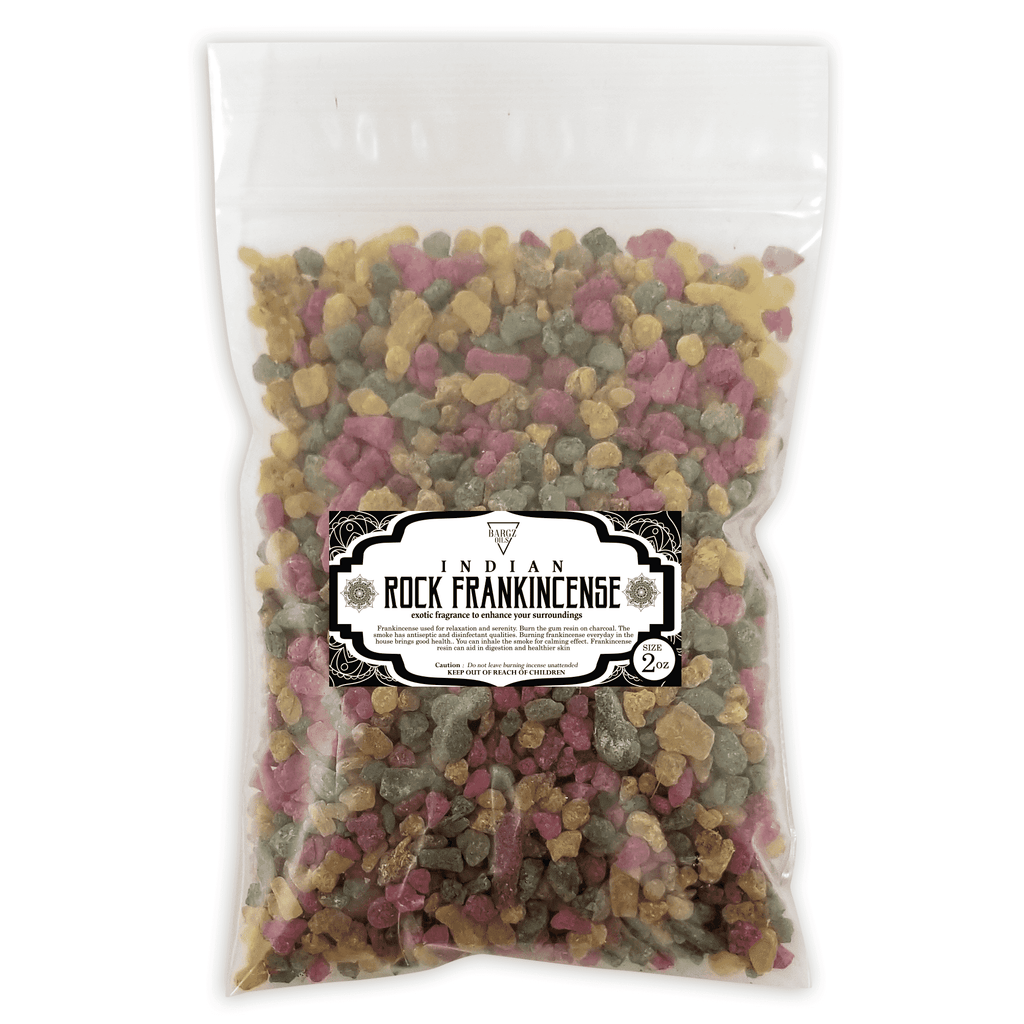 Indian Frankincense Resin High Quality Organic Aromatic Resin Tears Rock Incense BargzOils 2 OZ 
