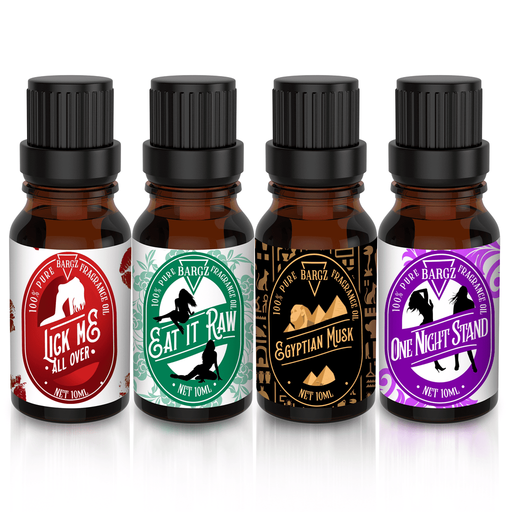 Fragrance Oil Sample Pack [Lick Me All Over | Eat it Raw | One Night Stand | Egyptian Musk]